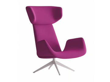 MYPLACE - Swivel wing armchair with headrest by La Cividina - view 3
